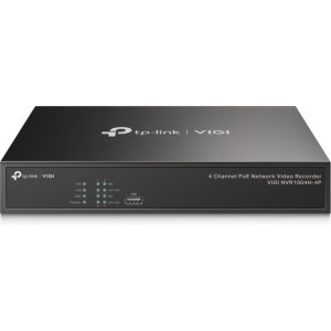 TP-LINK NVR καταγραφικό VIGI NVR1004H-4P, 8MP, 4 κανάλια PoE, Ver. 1.0
