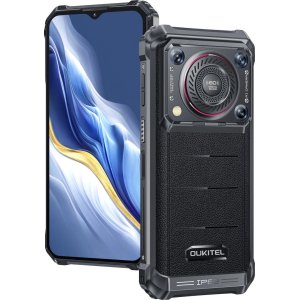 OUKITEL smartphone WP36 με ηχείο 3.5W, 6.52", 8/128GB, 10600mAh, IP68/IP69K, μαύρο