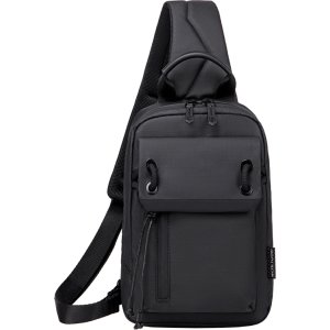 ARCTIC HUNTER τσάντα Crossbody XB00526 με θήκη tablet, 3L, μαύρη