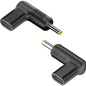POWERTECH αντάπτορας τροφοδοσίας YX-03, USB-C σε HP 4x1.7mm, μαύρος