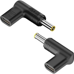 POWERTECH αντάπτορας τροφοδοσίας YX-16, USB-C σε Samsung 5.5x3mm, μαύρος