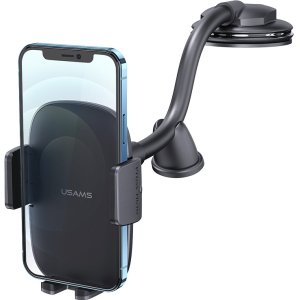 USAMS βάση smartphone αυτοκινήτου US-ZJ065 για ταμπλό/παρμπρίζ, μαύρη