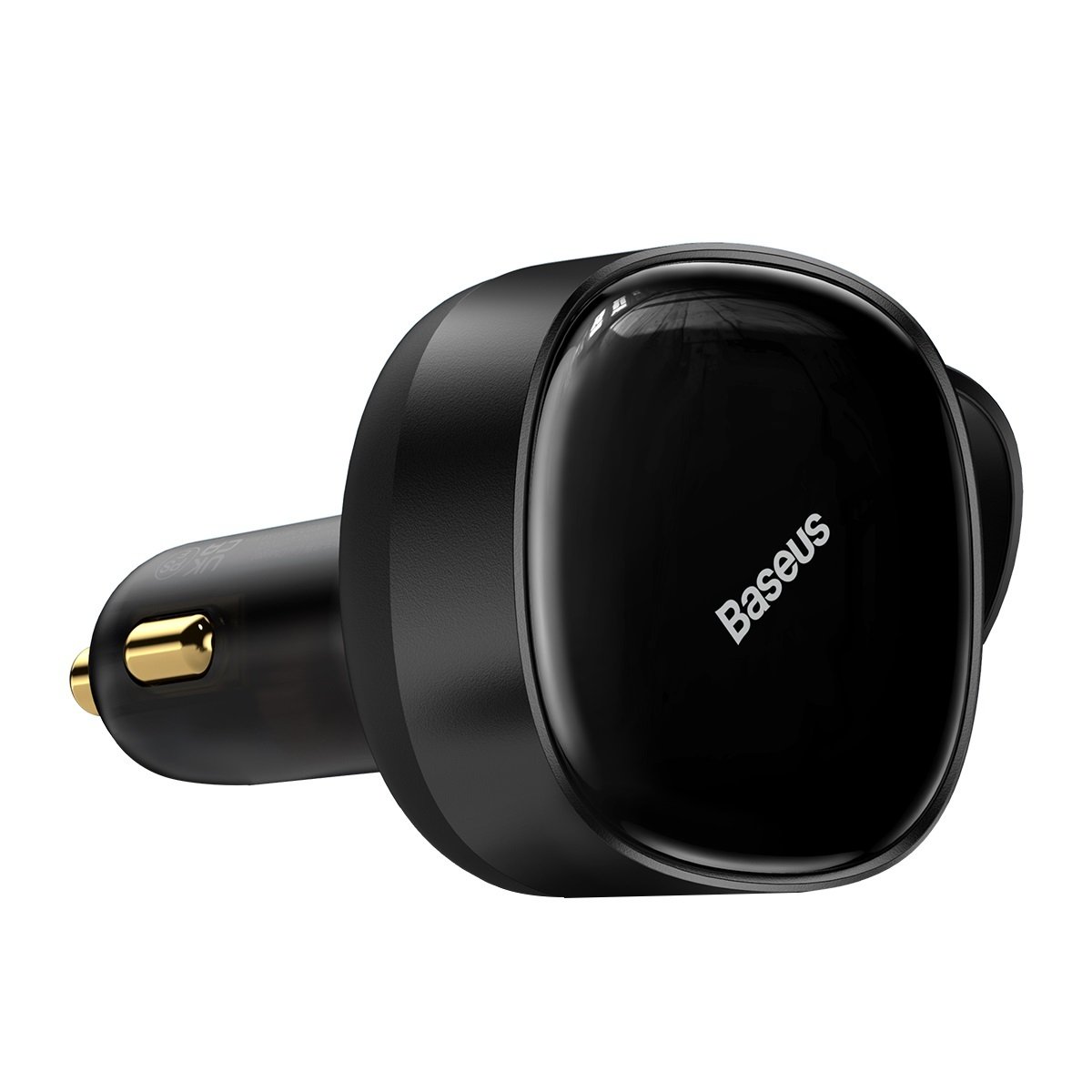 Baseus Car Charger Enjoyment Retractable 2 in 1 - Type C + Lightning - 30W (CGTX000001) black - Image 4