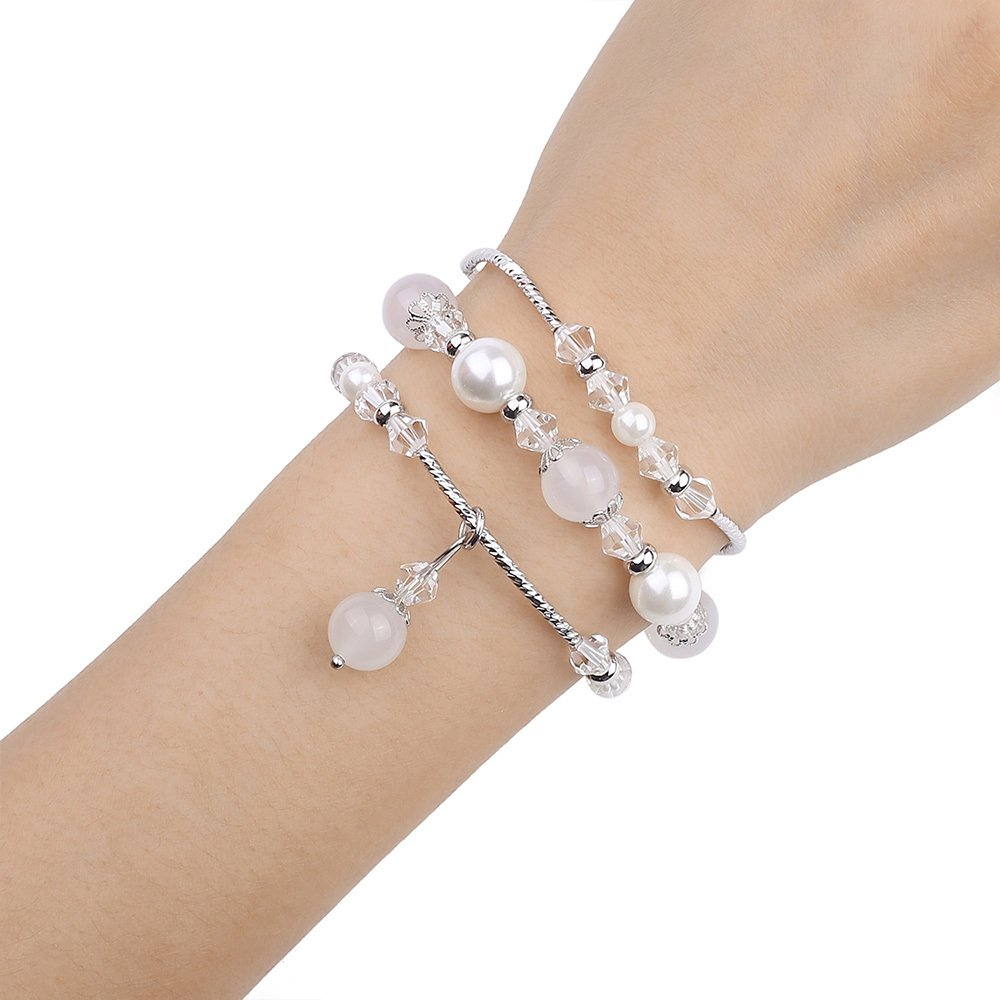 Bracelet loop for Apple Watch 42/44/45 design 4 white - Image 2