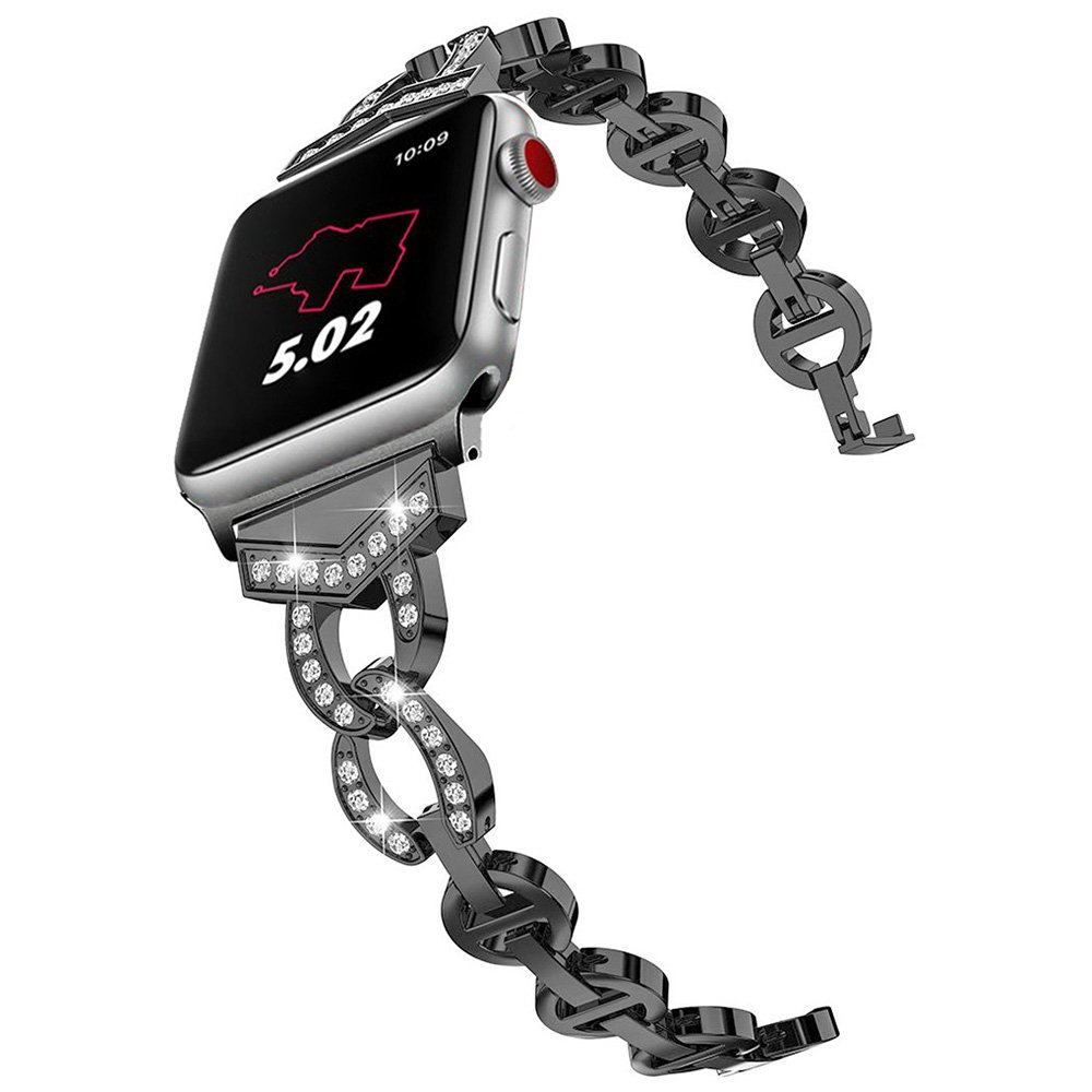 Bracelet loop for Apple Watch 42/44/45 design 3 black - Image 2