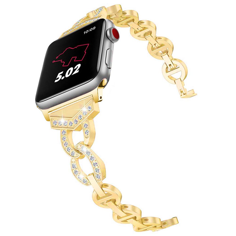 Bracelet loop for Apple Watch 42/44/45 design 3 gold - Image 2