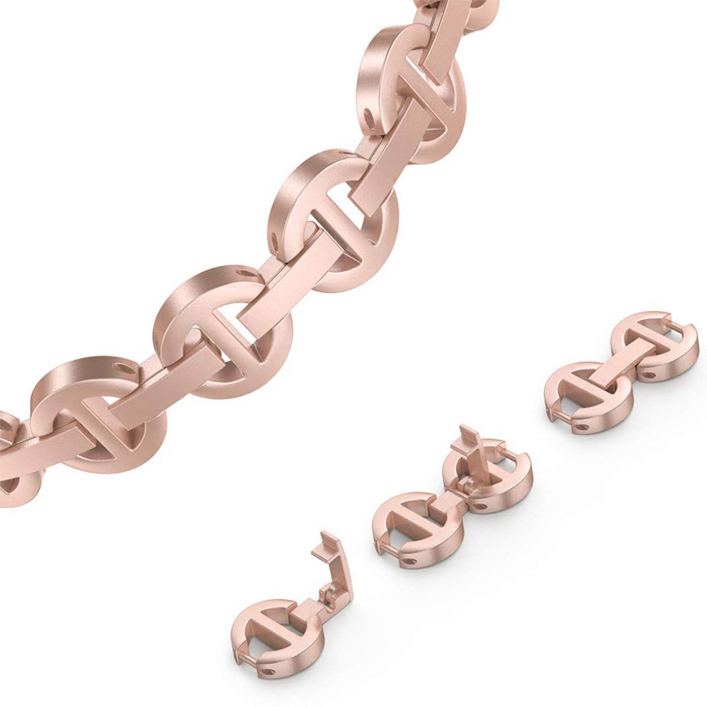 Bracelet loop for Apple Watch 42/44/45 design 3 rose gold - Image 3