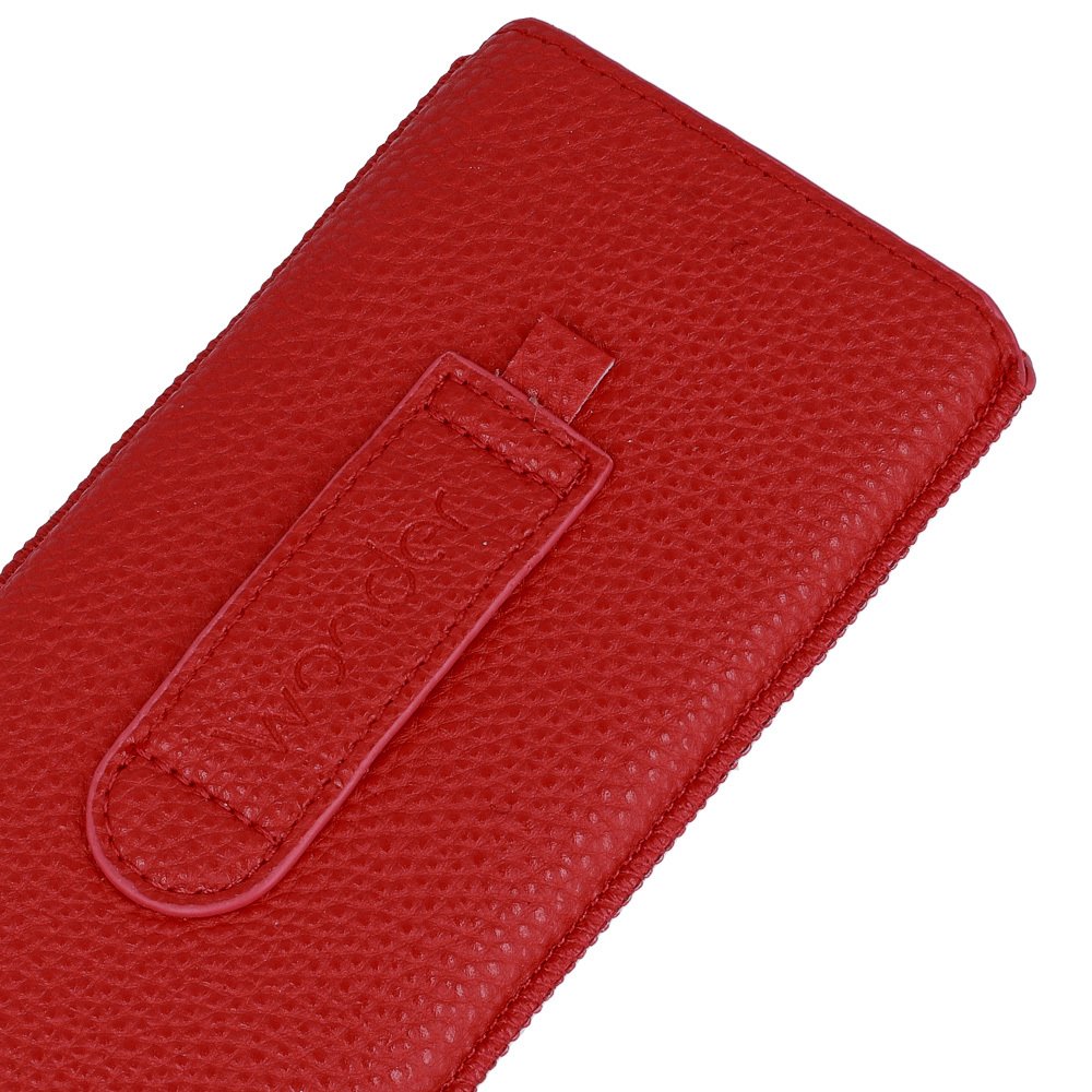 WONDER Deko Pouch Case (Size L) for Iphone 13 Mini/12 Mini/SE 2020/2022/7/8 red - Image 4
