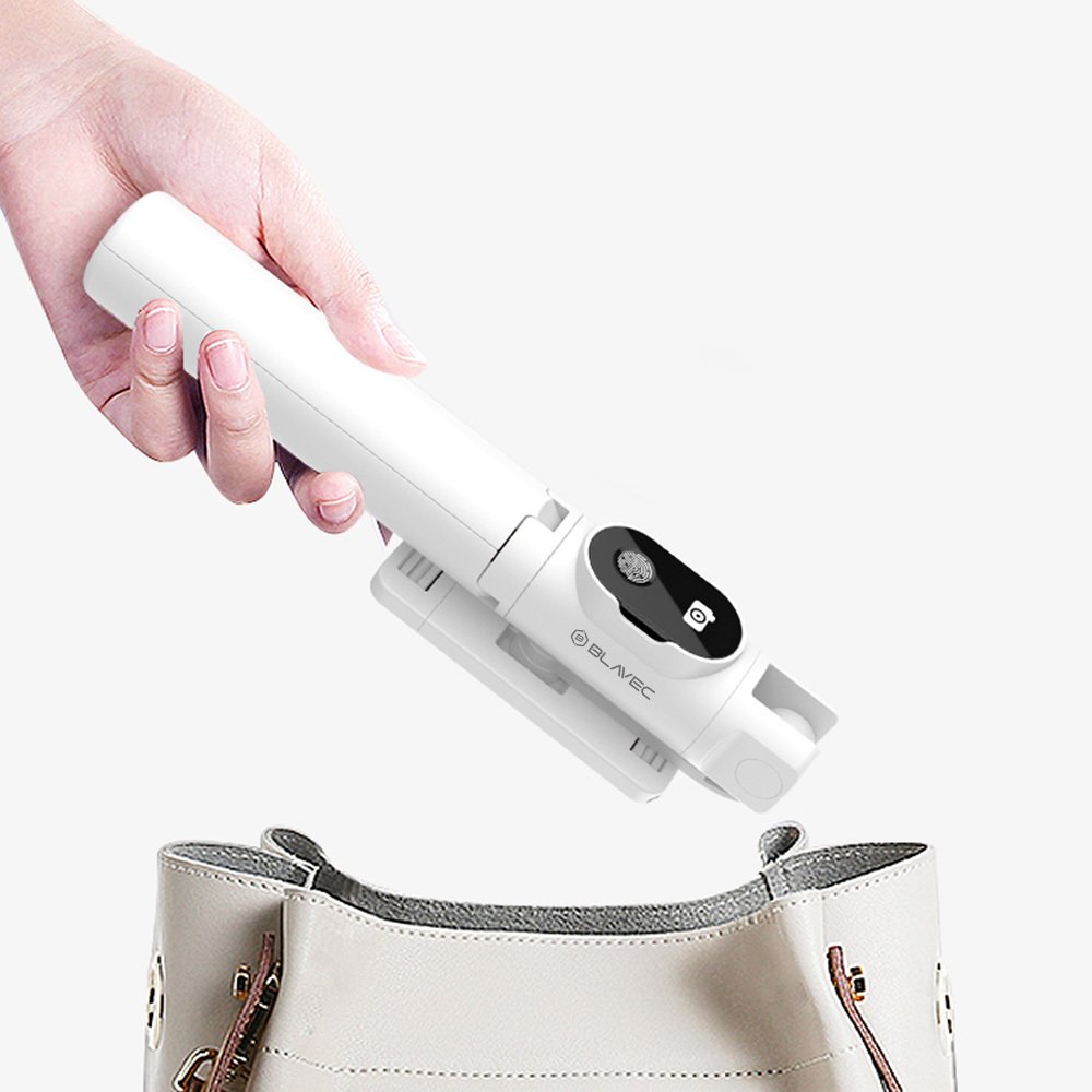 Blavec Selfie Stick Coco P-02 tripod + remote control 0,7 metres (SSCP02-TRW07) white - Image 4