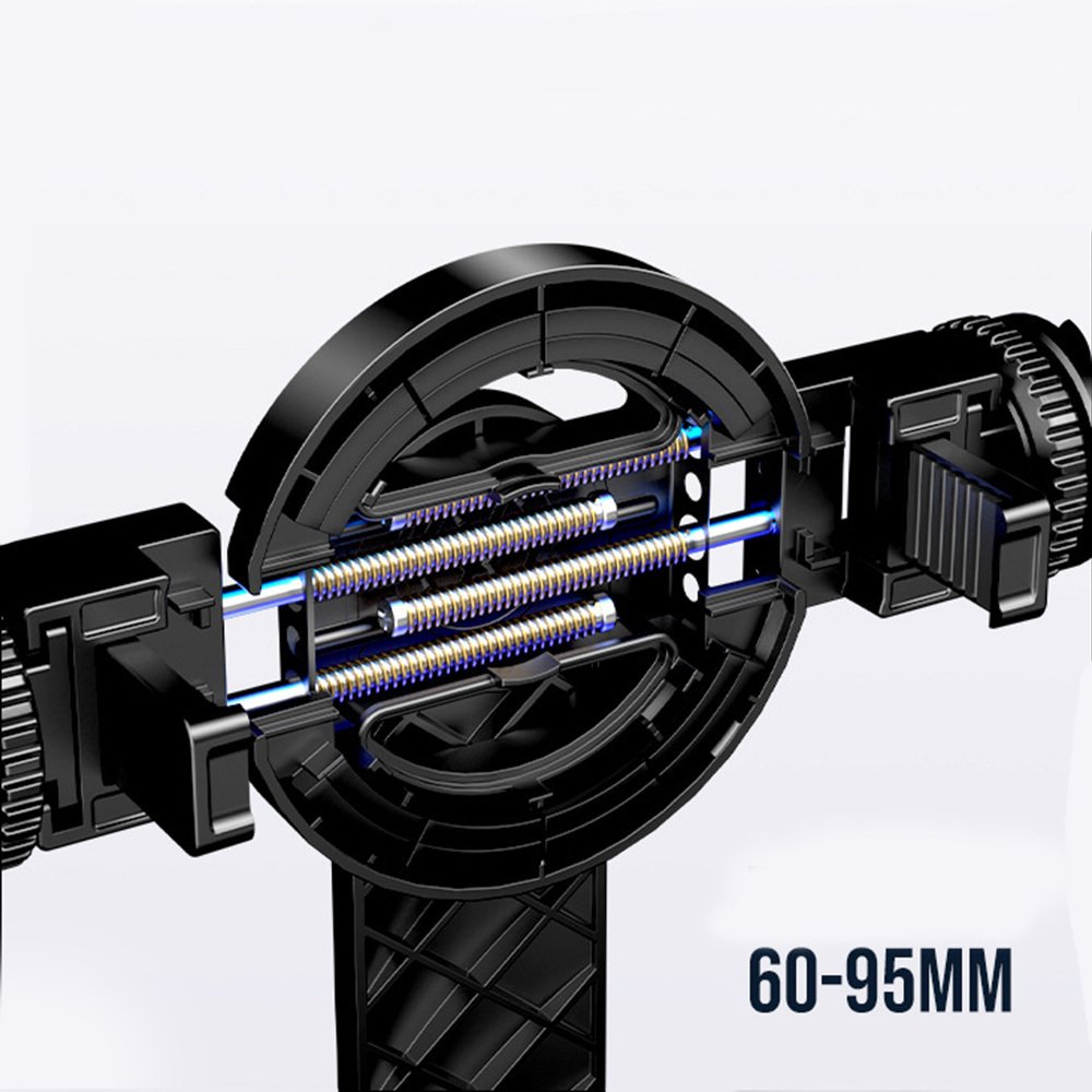 Blavec Selfie Stick Aluminium Fusion P-07 Magsafe tripod + remote control + 2 lamps 1,4 metres (SSFP07-MTR2LB14) black - Image 4