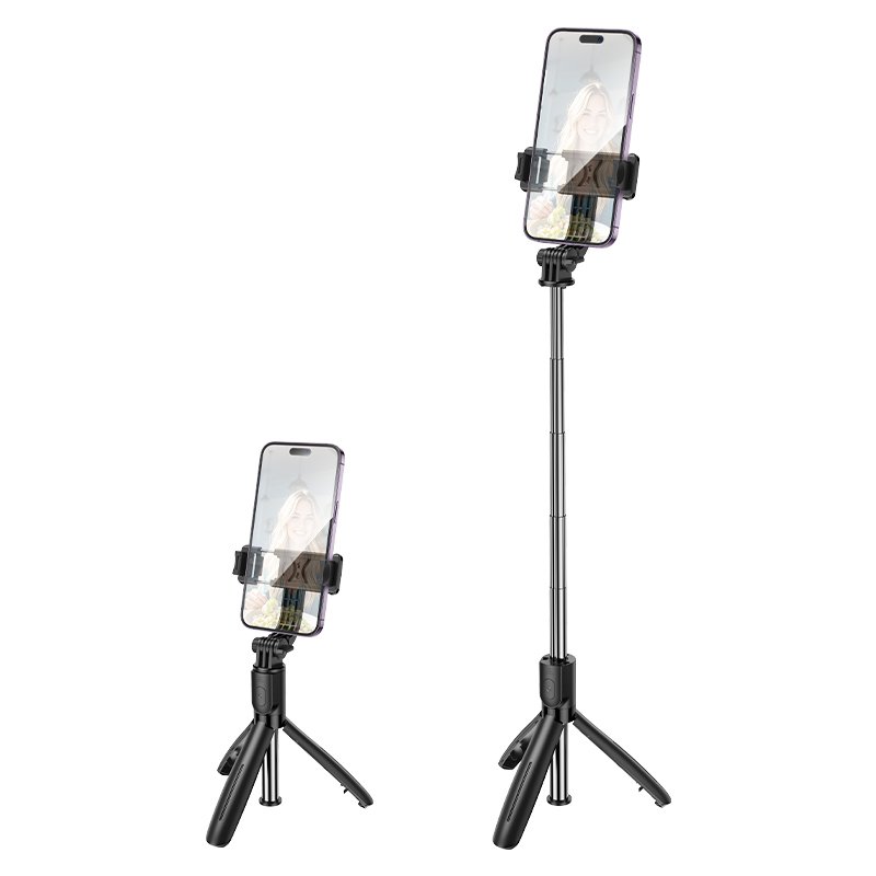 Borofone Selfie Stick BY13 Nube bluetooth with tripod and remote control black - Image 6