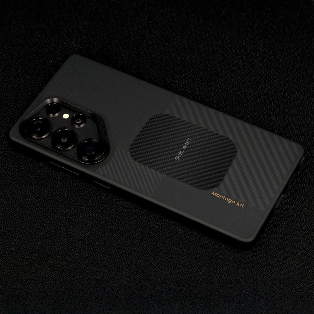 Blavec Metal plate for magnetic holder BM-01 set of 2 pieces round (40mm) and rectangle (40x58mm) carbon - Image 3