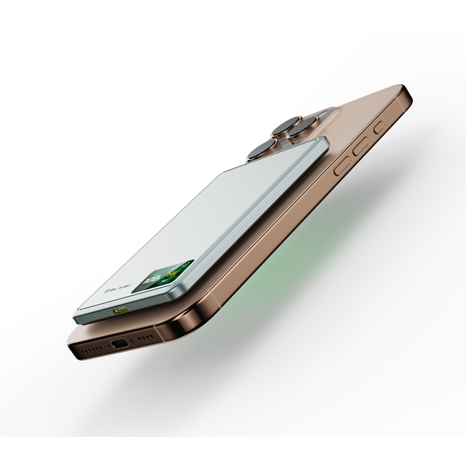 Blavec Power Bank 10000mAh BJ-03 Slim 13,5mm - Type C - 22,5W magnetic Magsafe 3 in 1 (PBBJ03-MC10G) grey - Image 3