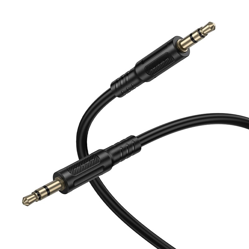 Borofone Cable AUX BL25 Nice - jack 3,5mm to jack 3,5mm - 1 metre black - Image 4