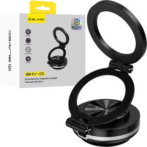 Blavec Car holder BHV-01 electric, vacuum, magnetic (BHV01-EPMB) black