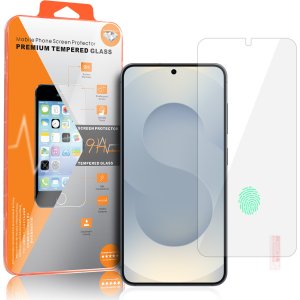 Tempered Glass Orange for SAMSUNG GALAXY S25 (with fingerprint unlock)