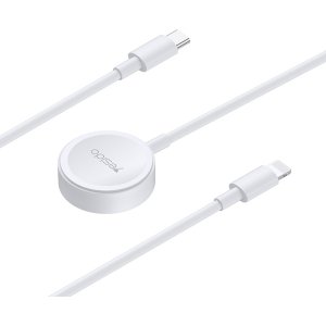 Yesido Induction charger CA113 for Apple Watch smartwatch with Type C to Lightning cable white