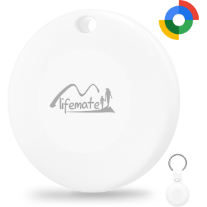 Lifemate GPS Bluetooth LifeTag Tracker HD-P16-3 Android + keyring white