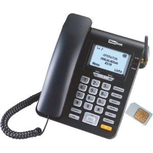 Mobile Phone - MAXCOM MM 28D landline wired on a SIM card BLACK