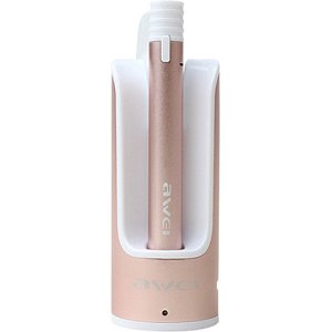 Awei Bluetooth Headset A835BL with a holder and power bank Rose gold