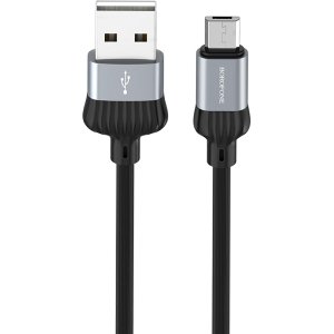 Borofone Cable BX28 Dignity - USB to Micro USB - 2,4A 1 metre grey