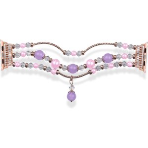 Bracelet loop for Apple Watch 38/40/41 design 4 gold-purple