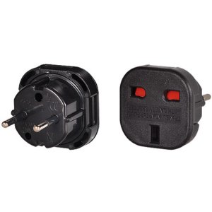 Charger adapter - England-Poland - Black