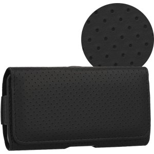 HIT Belt Holster (SIZE XL) for Iphone 17 Pro Max/16 Pro Max/Samsung A55 5G/A53/S25/S24 design 4 black (167x83 mm)