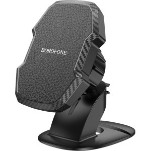 Borofone Car holder BH111 Adelante magnetic with stick-on base black
