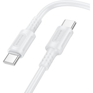 Borofone Cable BX111 Feliz - Type C to Type C - 60W 3A 1 metre white