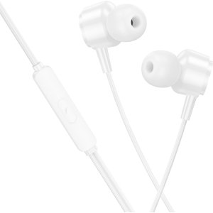 Borofone Earphones BM94 Sonar with microphone white