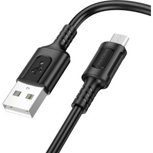 Borofone Cable BX111 Feliz - USB to Micro USB - 2,4A 1 metre black