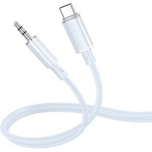 Borofone Cable AUX BL21 Lemon - Type C to jack 3,5mm - 1 metre blue