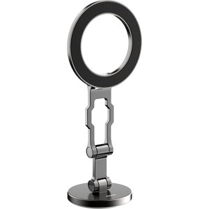 Rock Magnetic car holder Q08 Ring with stick-on base to dashboard black