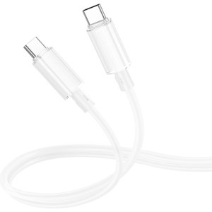 Borofone Cable BX112 Lemon - Type C to Type C - PD 60W 1 metre white
