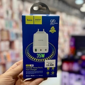 Hoco N33 35 W USB-C x2 + USB-A φορτιστής PD/ QC
