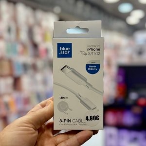Blue Star PD 1,2 m USB‑C σε Lightning καλώδιο 8‑pin