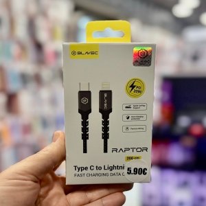 Blavec CRA‑CL24BG20 2 m USB‑C σε Lightning καλώδιο – 20 W / 2.4 A