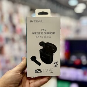 DEVIA Joy A10 TWS Ασύρματα Ακουστικά (Kintone Series) με Συνολική Διάρκεια Μπαταρίας 25h