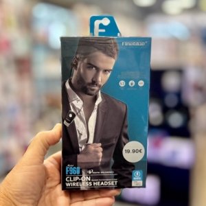 Fineblue F960 Clip-On Wireless Headset με Bluetooth 5.3, Ανασυρόμενο Ακουστικό και Quick Charge