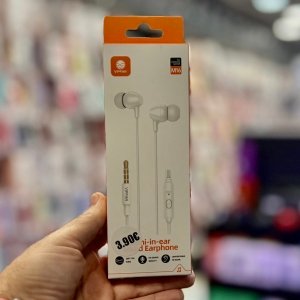 VIPFAN M16 Mini In-Ear Ενσύρματα Ακουστικά με Υποδοχή 3.5mm, HD Ήχο και Μαλακό Καλώδιο
