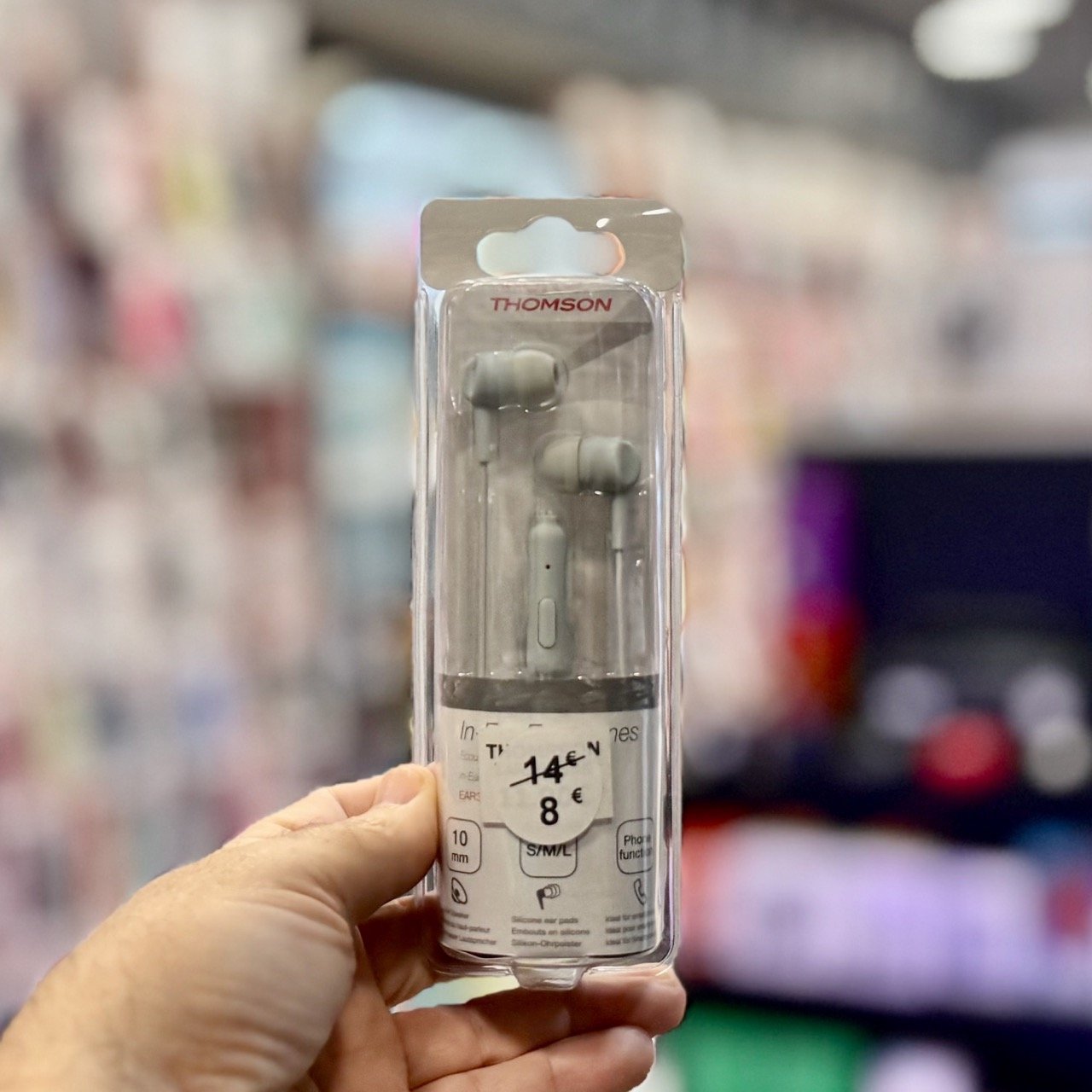 Thomson Ενσύρματα In-Ear Ακουστικά Handsfree με Οδηγούς 10mm & Silicone Ear Pads