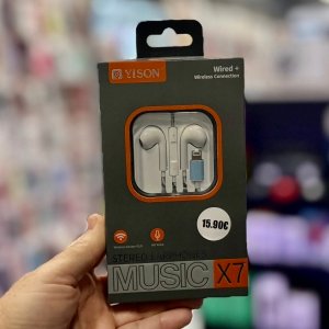Ακουστικά YISON MUSIC X7 Stereo (Ενσύρματη + Ασύρματη Σύνδεση)