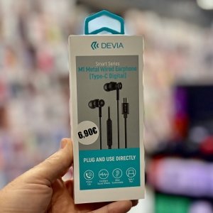 Ενσύρματα Ακουστικά DEVIA M1 Metal Wired Earphone (Type-C Digital)