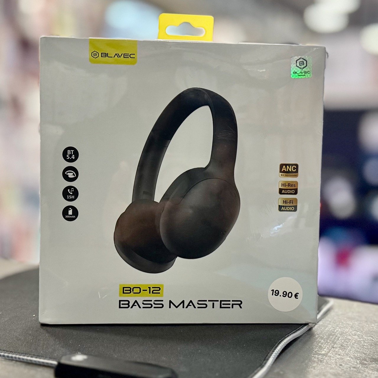 Blavec BO-12 Bass Master – Ασύρματα Over-Ear Headphones με ANC & Hi-Fi Audio