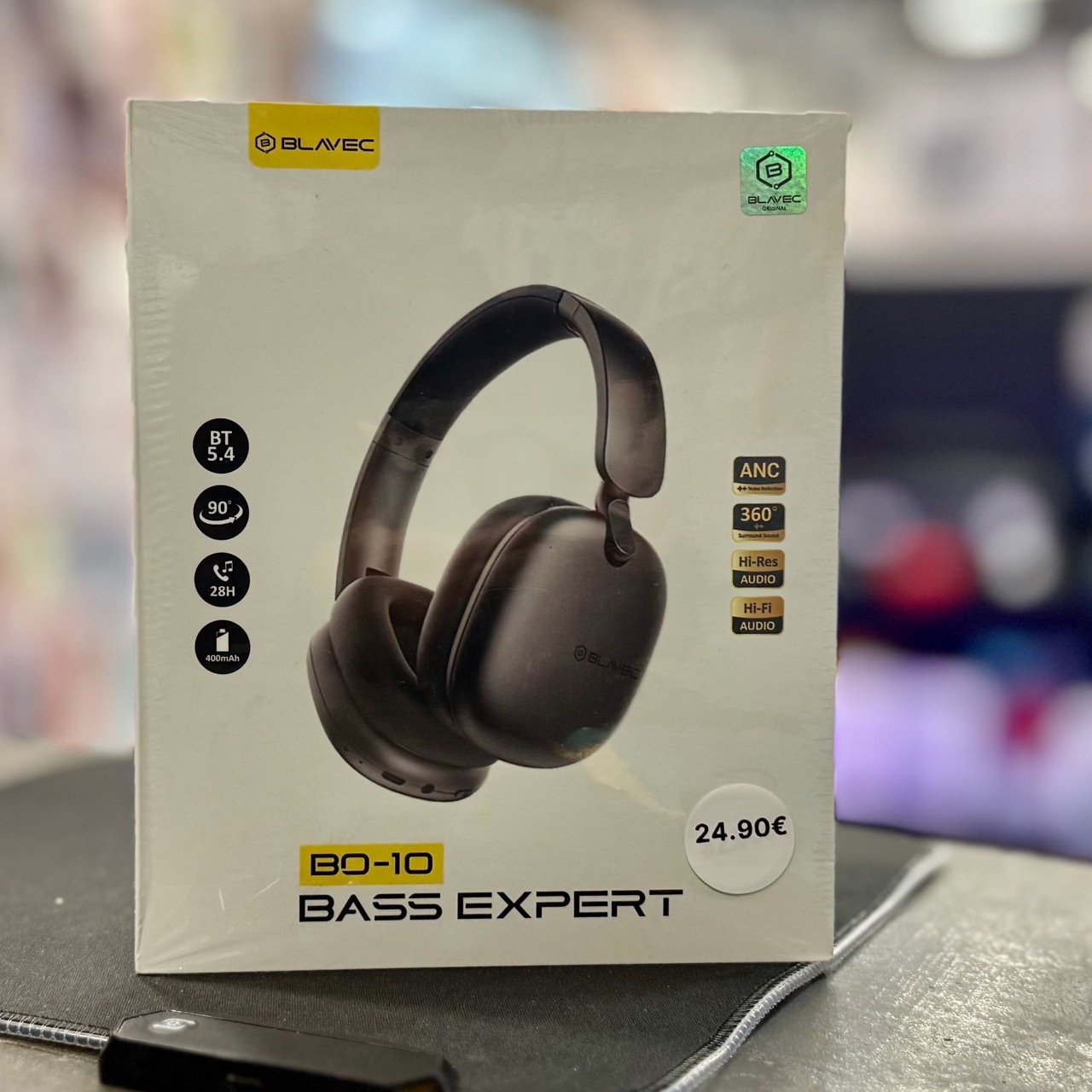 Blavec BO-10 Bass Expert – Ασύρματα Over-Ear Headphones με ANC & Hi-Fi Audio