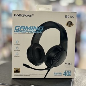 BOROFONE B0109: Ενσύρματα Gaming Headphones με HD Μικρόφωνο & Έλεγχο Έντασης
