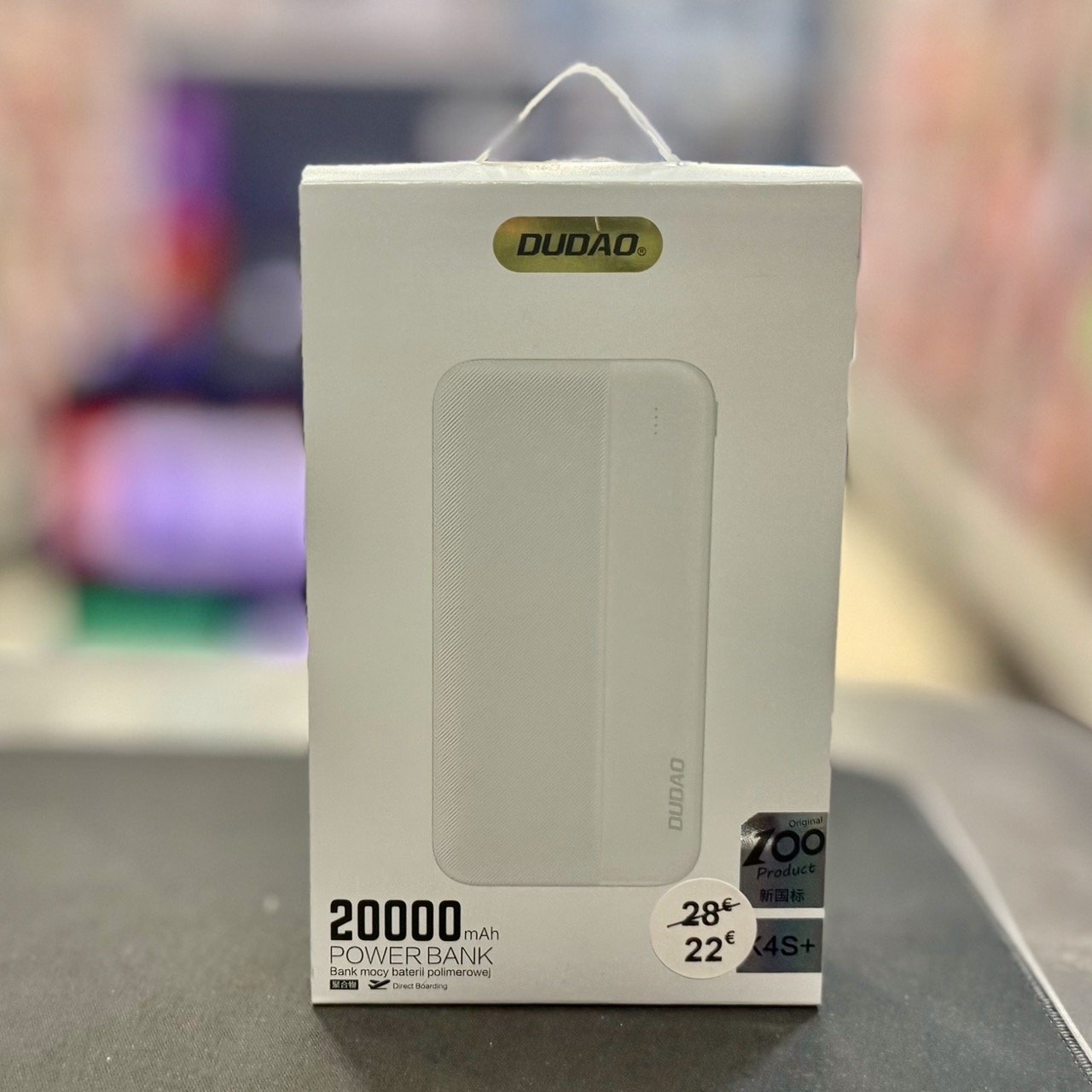 DUDAO Power Bank 20000mAh 10W (5V/2A) με 3 Θύρες (2x USB-A, Micro-USB, USB-C)
