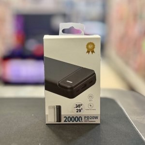 Q7 Power Bank 20000mAh 20W με Θύρα Type-C και Power Delivery (PD) Super Fast Charging