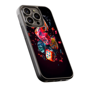Θήκη iPhone “Neon Dice Explosion”
